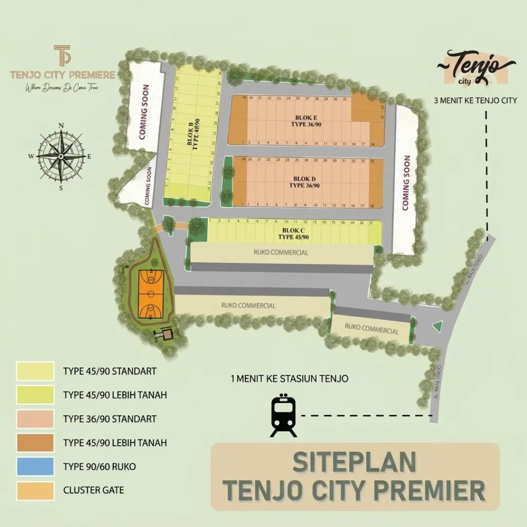Siteplan Tenjo City Premiere