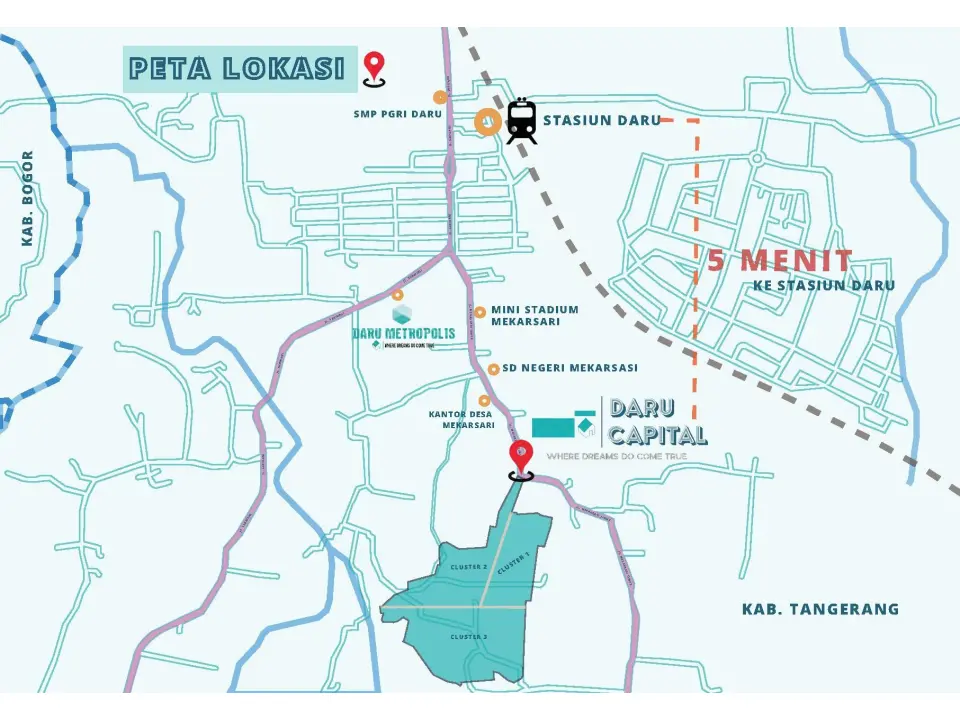 Peta Lokasi Daru Capital 3