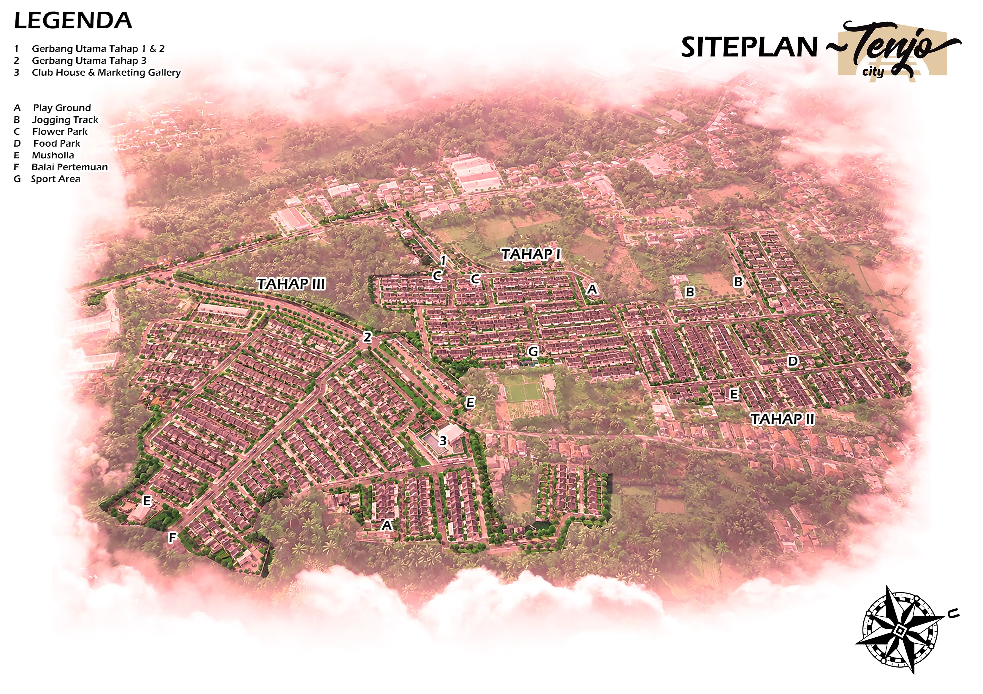 Siteplan Tenjo City Residence